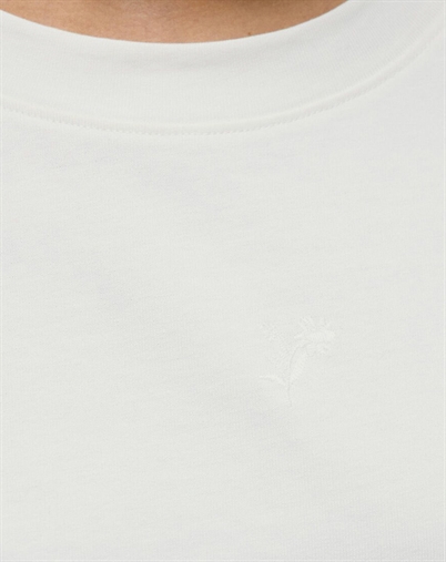 Vila - Vimonie Flower Emb T-shirt - Snow White